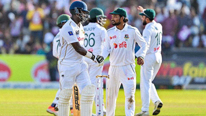 গলে শ্রীলঙ্কার বিপক্ষে ড্র করল বাংলাদেশ